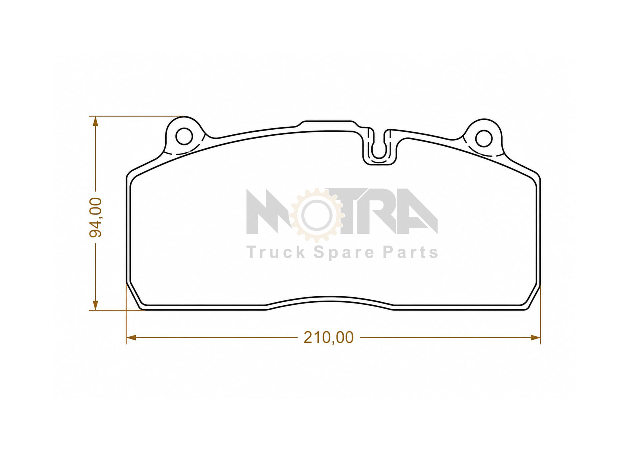 DISC BRAKE PAD - SAF