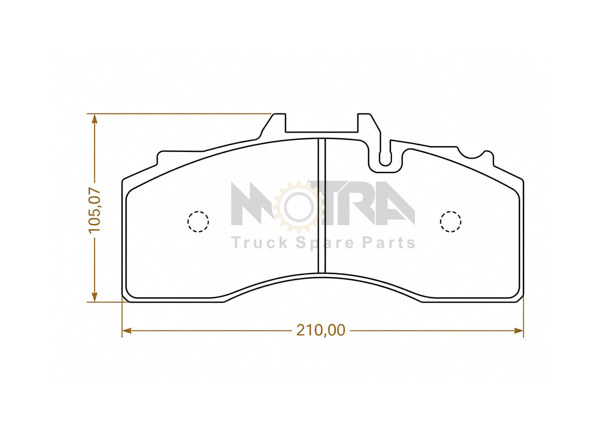 DISC BRAKE PAD - BPW TRAILER