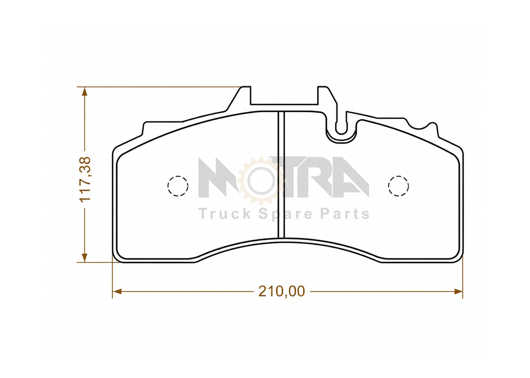 DISC BRAKE PAD - BPW TRAILER