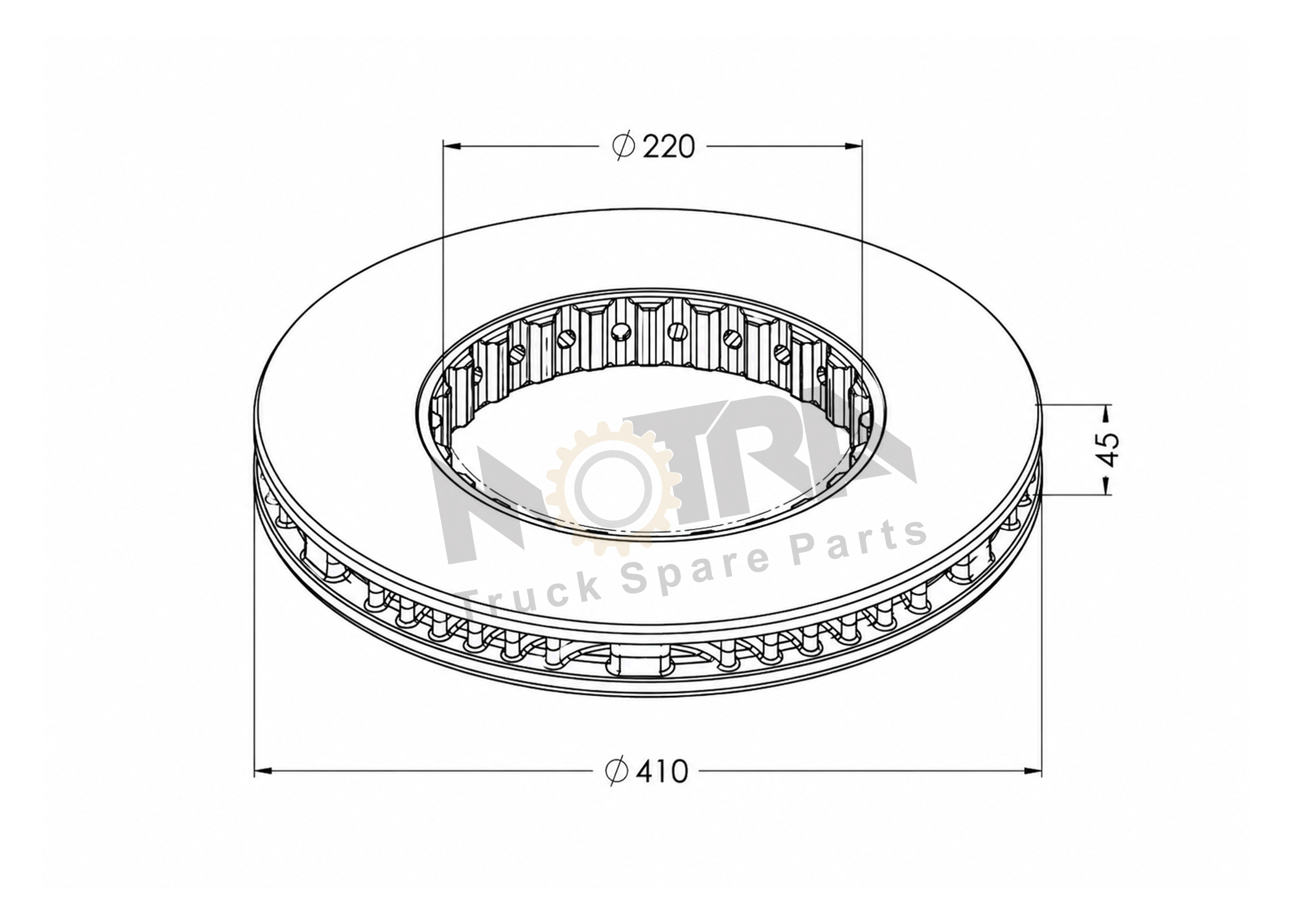 BRAKE DISC - VOLVO